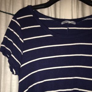 Navy Blue Stripped T-shirt